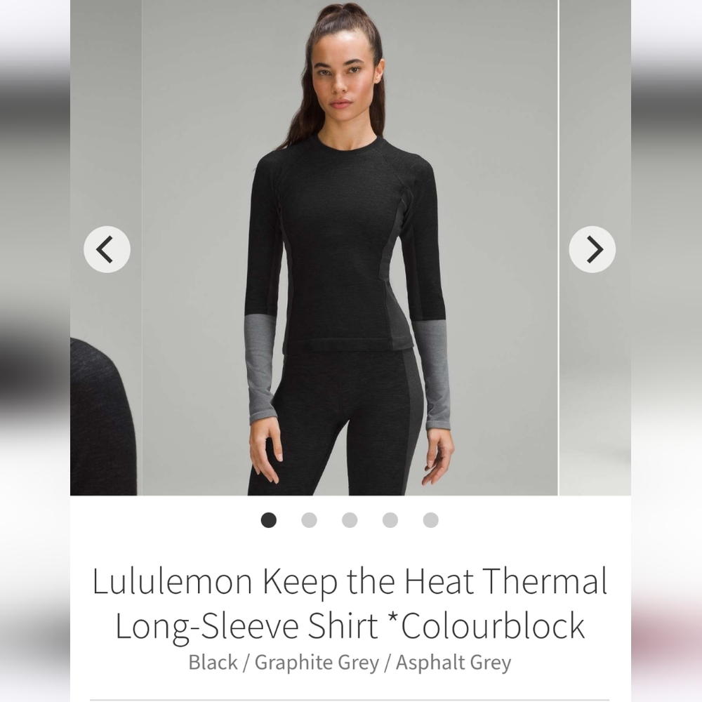Lululemon Keep the Heat Thermal long sleeve